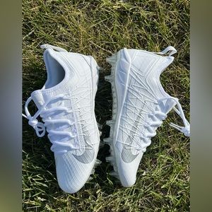 Nike Alpha Huarache 7 Elite Pro Lacrosse White Cleats AR3144-107 Size 6